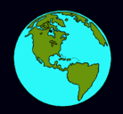 Dibujo Planeta Tierra pintado por ANGIE09