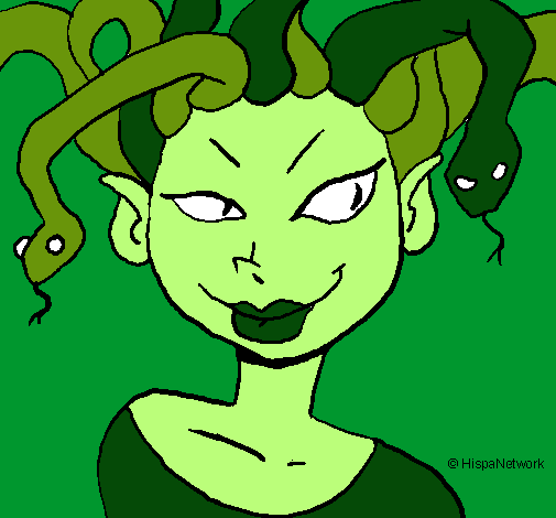 Mujer medusa