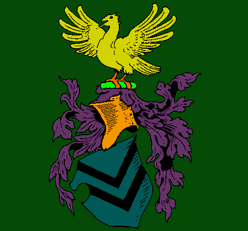 Escudo de armas y aguila 