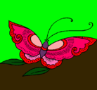 Dibujo Mariposa pintado por taurus