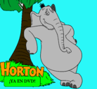 Dibujo Horton pintado por joooo