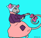Dibujo La ratita presumida 7 pintado por isabella