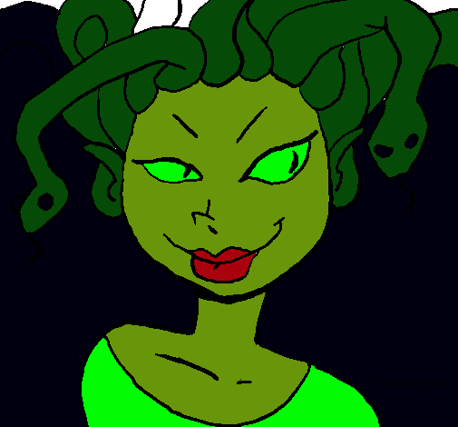 Mujer medusa