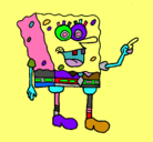 Dibujo Bob Esponja pintado por antonella2005