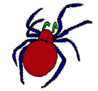 Dibujo Araña venenosa pintado por sagsm