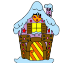 Dibujo Casa de caramelo pintado por marleni