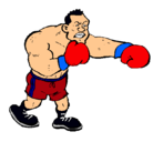 Dibujo Boxeador pintado por GABI