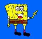 Dibujo Bob Esponja pintado por aldo