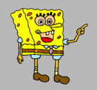 Dibujo Bob Esponja pintado por lili