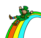 Dibujo Duende en el arco iris pintado por avatar