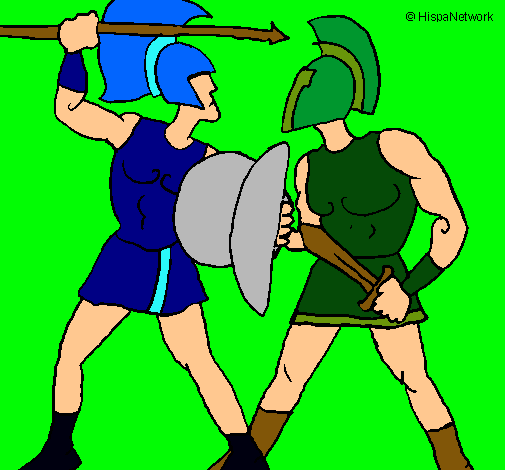 Lucha de gladiadores