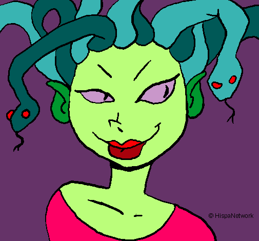 Mujer medusa