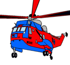 Dibujo Helicóptero al rescate pintado por angel 