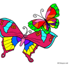 Dibujo Mariposas pintado por meelovekar