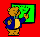 Dibujo Profesor oso pintado por faus