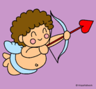 Dibujo Cupido pintado por alba22