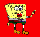 Dibujo Bob Esponja pintado por arturo