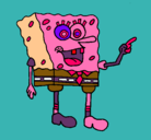 Dibujo Bob Esponja pintado por lulu