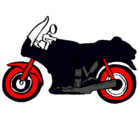 Dibujo Motocicleta pintado por roma
