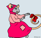 Dibujo La ratita presumida 7 pintado por susa