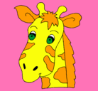 Dibujo Cara de jirafa pintado por gennessis