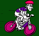 Dibujo Ciclismo pintado por manuelita