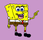 Dibujo Bob Esponja pintado por gati