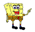 Dibujo Bob Esponja pintado por hector