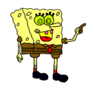 Dibujo Bob Esponja pintado por raul