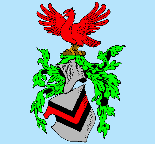 Escudo de armas y aguila 