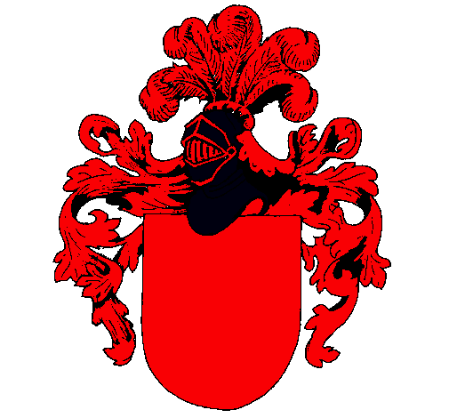 Escudo de armas y casco