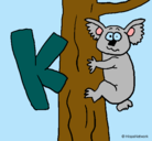 Dibujo Koala pintado por Karina