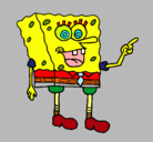 Dibujo Bob Esponja pintado por yajseel