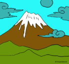 Dibujo Monte Fuji pintado por amalia
