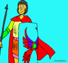 Dibujo Soldado romano II pintado por claudiaprincesa