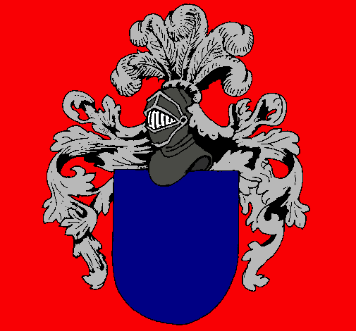 Escudo de armas y casco