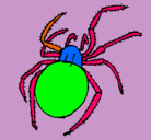 Dibujo Araña venenosa pintado por ines