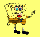 Dibujo Bob Esponja pintado por yhan