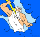 Dibujo Dios Zeus pintado por ZEUS