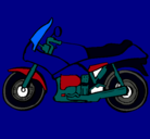 Dibujo Motocicleta pintado por migue7c
