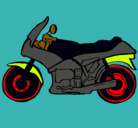 Dibujo Motocicleta pintado por lalo