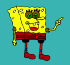 Dibujo Bob Esponja pintado por angel