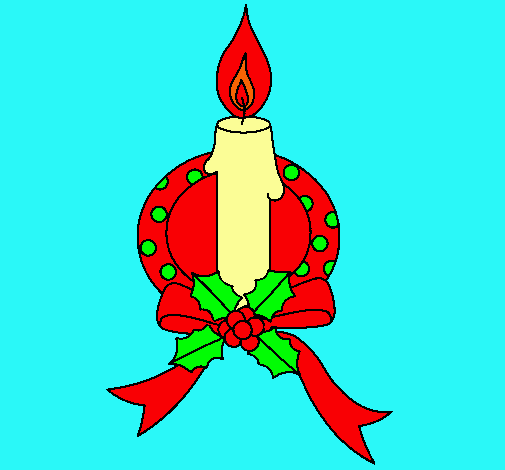 Vela de navidad III