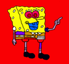 Dibujo Bob Esponja pintado por ABRIL4