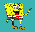 Dibujo Bob Esponja pintado por maurito