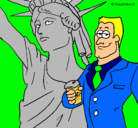Dibujo Estados Unidos de América pintado por SANDIA
