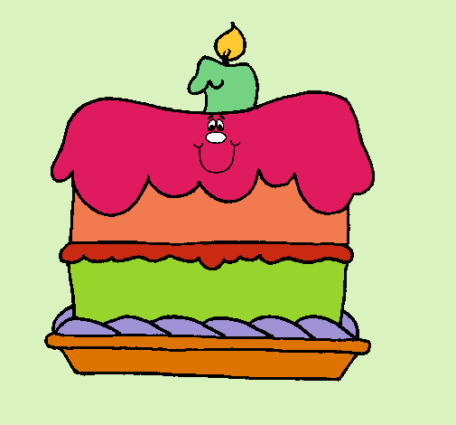 Pastel de cumpleaños