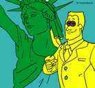 Dibujo Estados Unidos de América pintado por UXUE