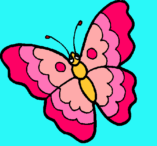 Dibujo Mariposa pintado por Victori-a