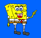 Dibujo Bob Esponja pintado por maka